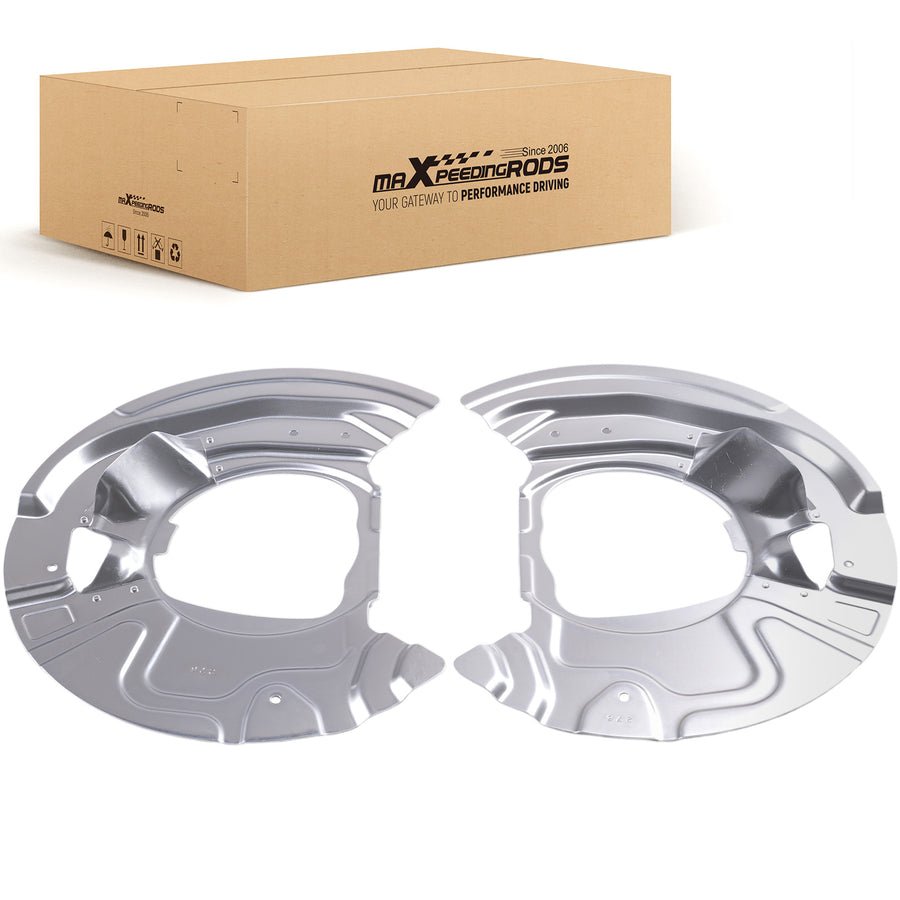2pcs FrontLeftRight Brake Dust Shield compatible for BMW X5 E70 F15 F85 2015-2018