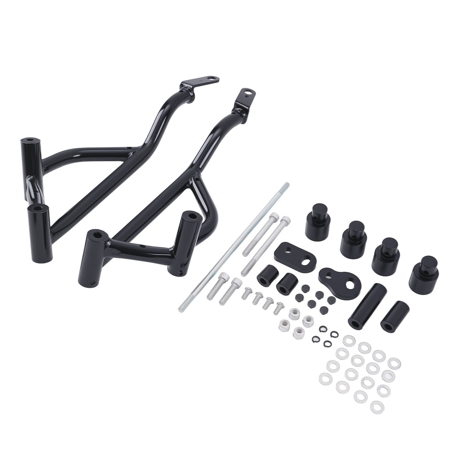 Black Engine Guard Crash Bar compatible for Kawasaki Ninja 400 2018-2025 Steel