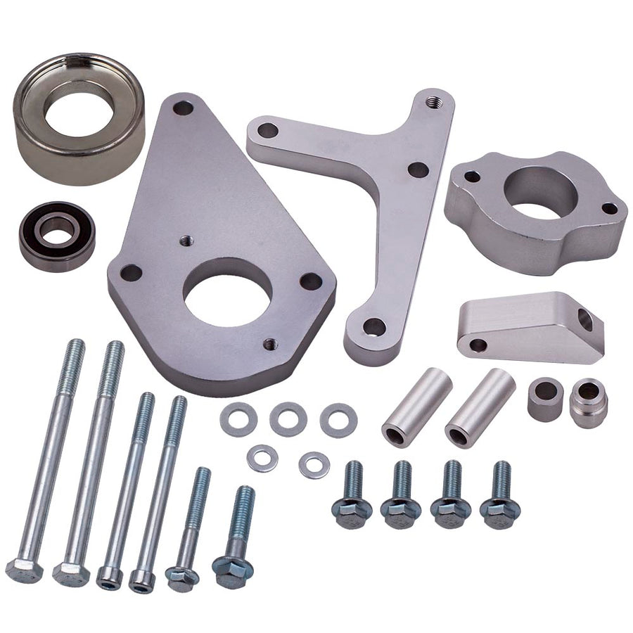 Compatible for Camaro LS1 Quality Low Mount Alternator Power Steering Pump Bracket Kit