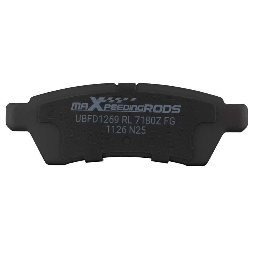 Front Rear Ceramic Brake Pads compatible for Nissan Frontier 2005-2024/Xterra 2005-2015