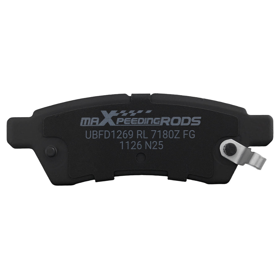 Front Rear Ceramic Brake Pads compatible for Nissan Frontier 2005-2024/Xterra 2005-2015