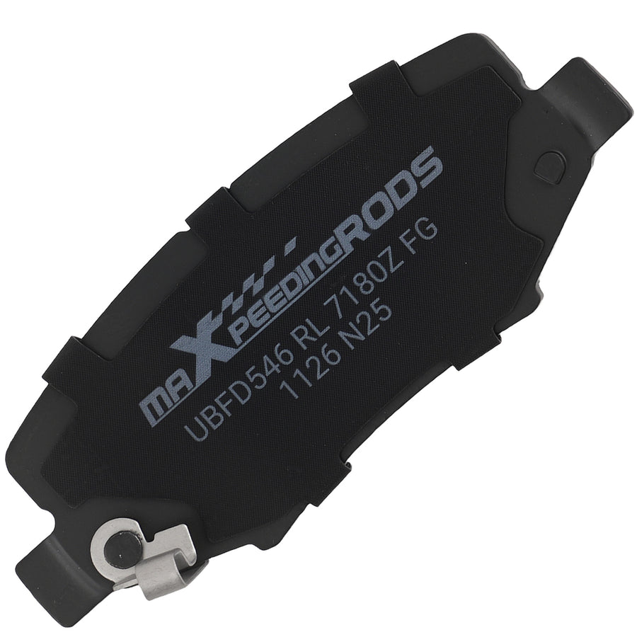 8Pcs Front Rear Brake Pads compatible for Dodge Nitro 2007-2012 compatible for Jeep Wrangler 2007-2017