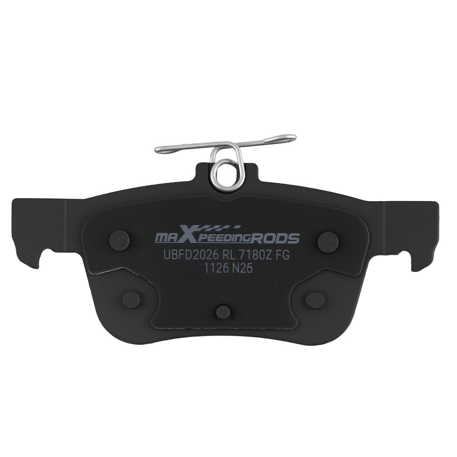 Front Rear Ceramic Brake Pads compatible for Ford Fusion 2013-2018/Compatible for Lincoln MKZ 2013-2020