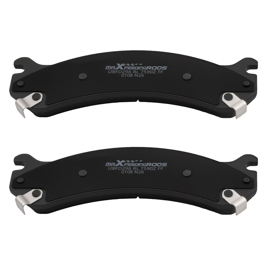 Front Rear Ceramic Brake Pads Set compatible for Chevrolet Avalanche compatible for Silverado Suburban