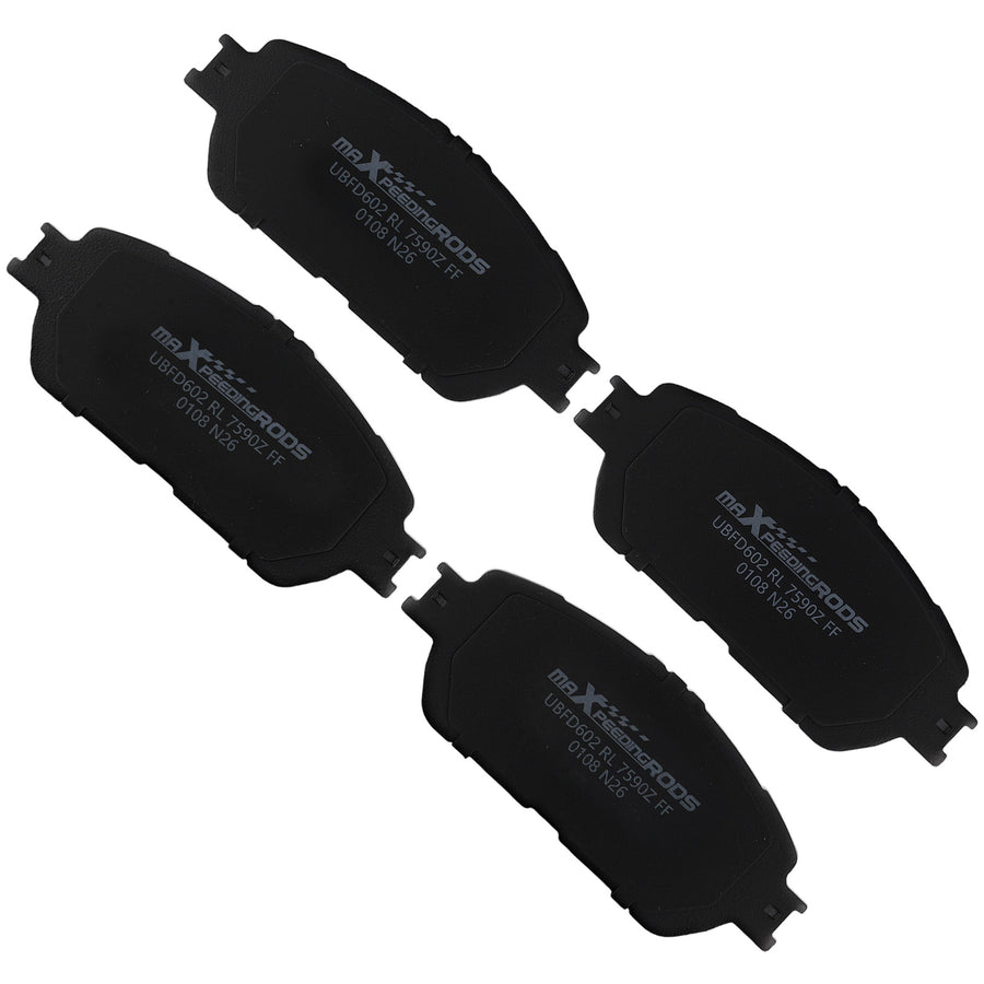 Front Rear Ceramic Brake Pads Set compatible for Toyota Sienna 2004-2010 D906 D995 P906