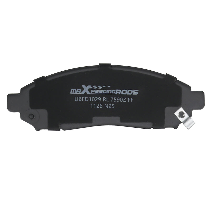 Front Ceramic Brake Pads Set compatible for Nissan Frontier 2005-2020/Pathfinder 2005-2012