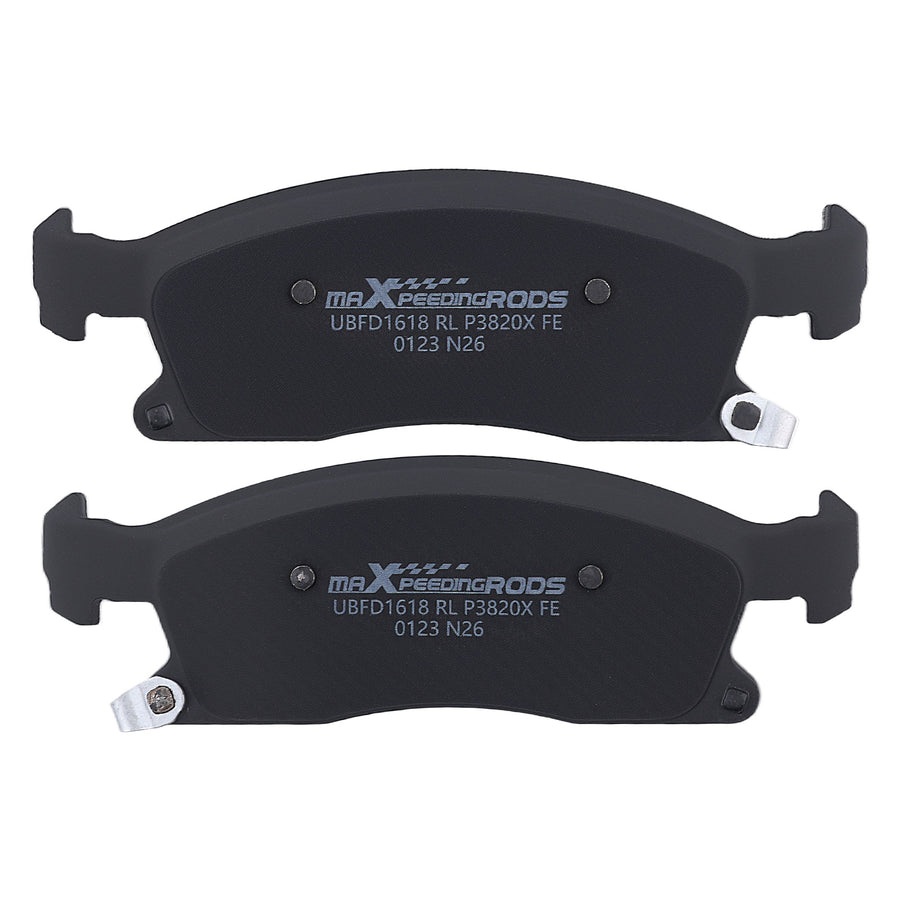 4pcs Front Brake Pads Set compatible for Jeep Grand Cherokee 2011 2012-2016 w/Pad Shims
