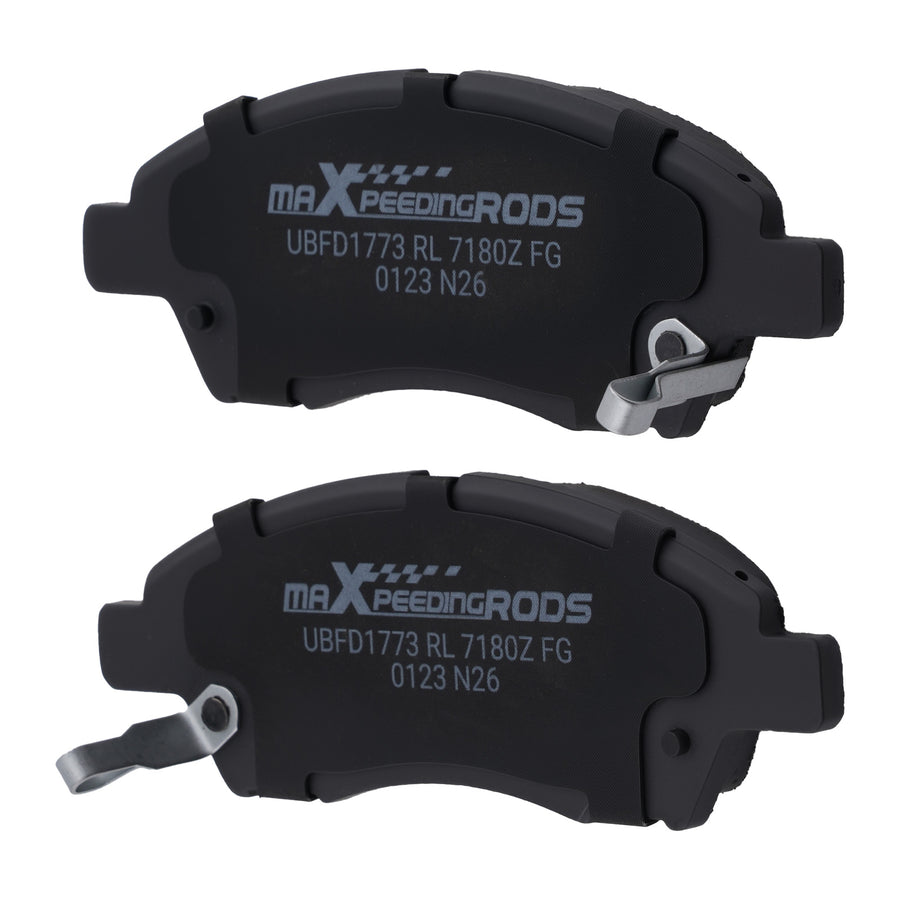 Front Ceramic Brake Pads Set compatible for Nissan Micra 2015-2017 Versa 2012-2019 D1592