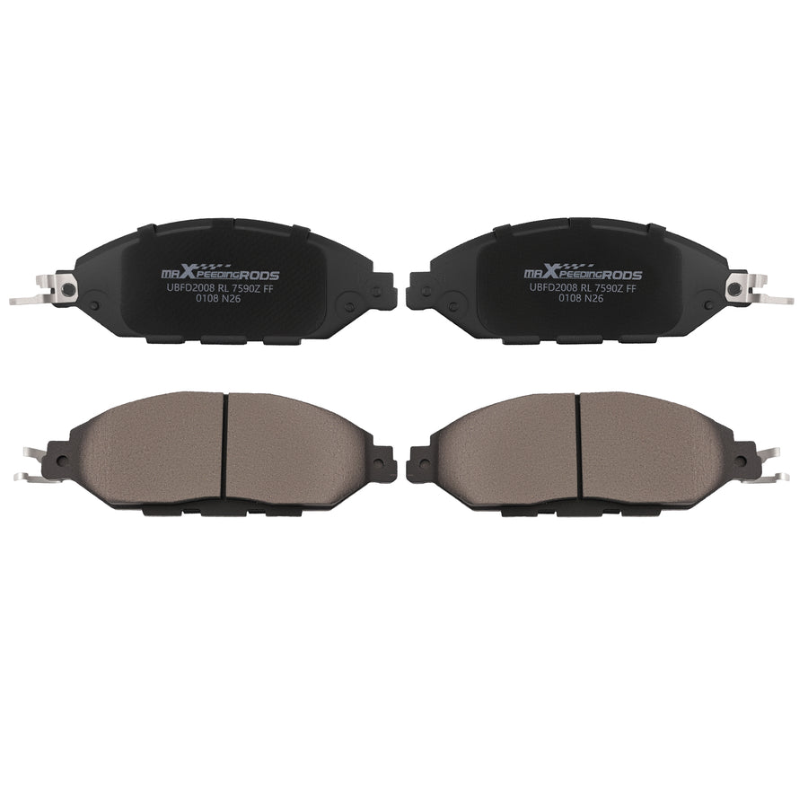 Front Brake Pads Set compatible for Infiniti JX35 2013/QX60 2014-2020 compatible for Nissan Murano 2015-24