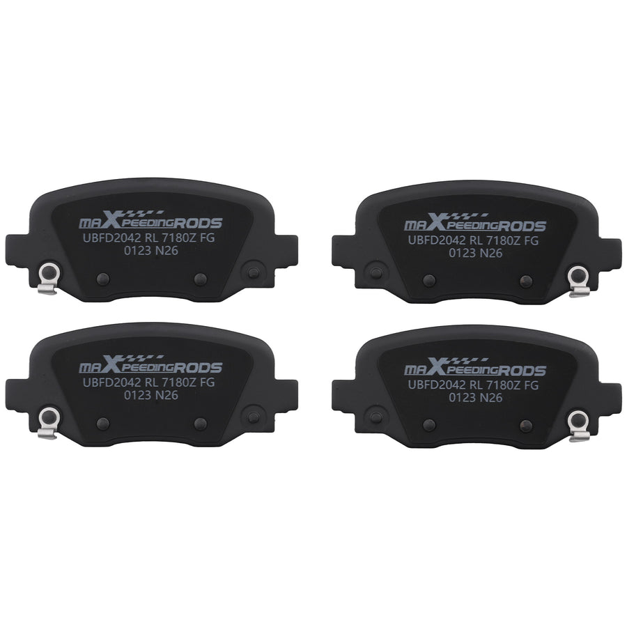 Rear Ceramic Brake Pads Set compatible for Chrysler 200 2015-2017 compatible for Jeep Cherokee 2014-2023