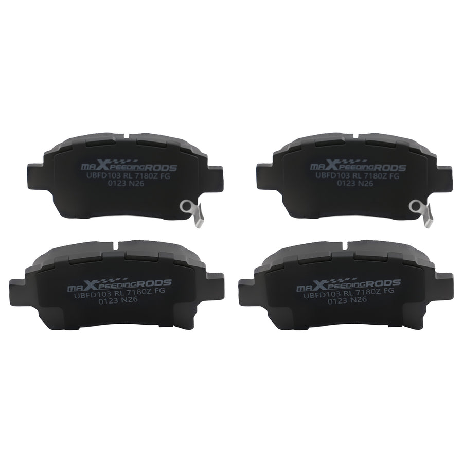 4pcs Front Ceramic Brake Pads Set compatible for Toyota Celica 2000 MR2 Spyder 2000-2005