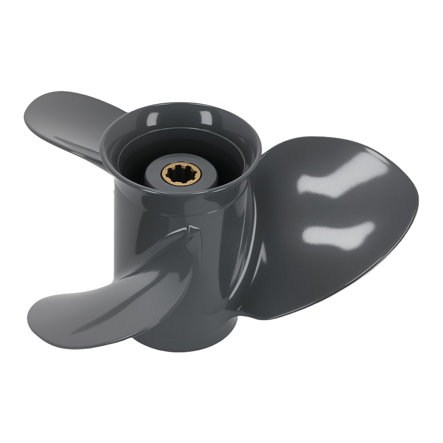 3 Blade Propeller compatible for Yamaha 9.9 15 20HP compatible for Honda BF8 BF9.9 BF15 BF20 Aluminium