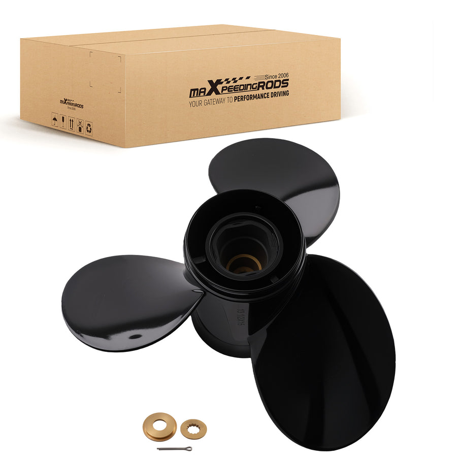 14 1/8 Diameter 19 Pitch Propeller for Rubex HR4 4 Blade Stainless