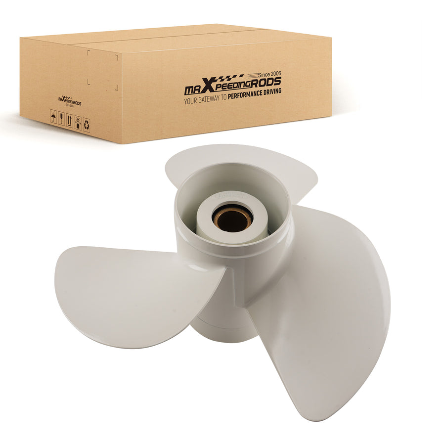14x11 3 Blade Aluminium Propeller compatible for Yamaha 50-130HP Outboard Engine