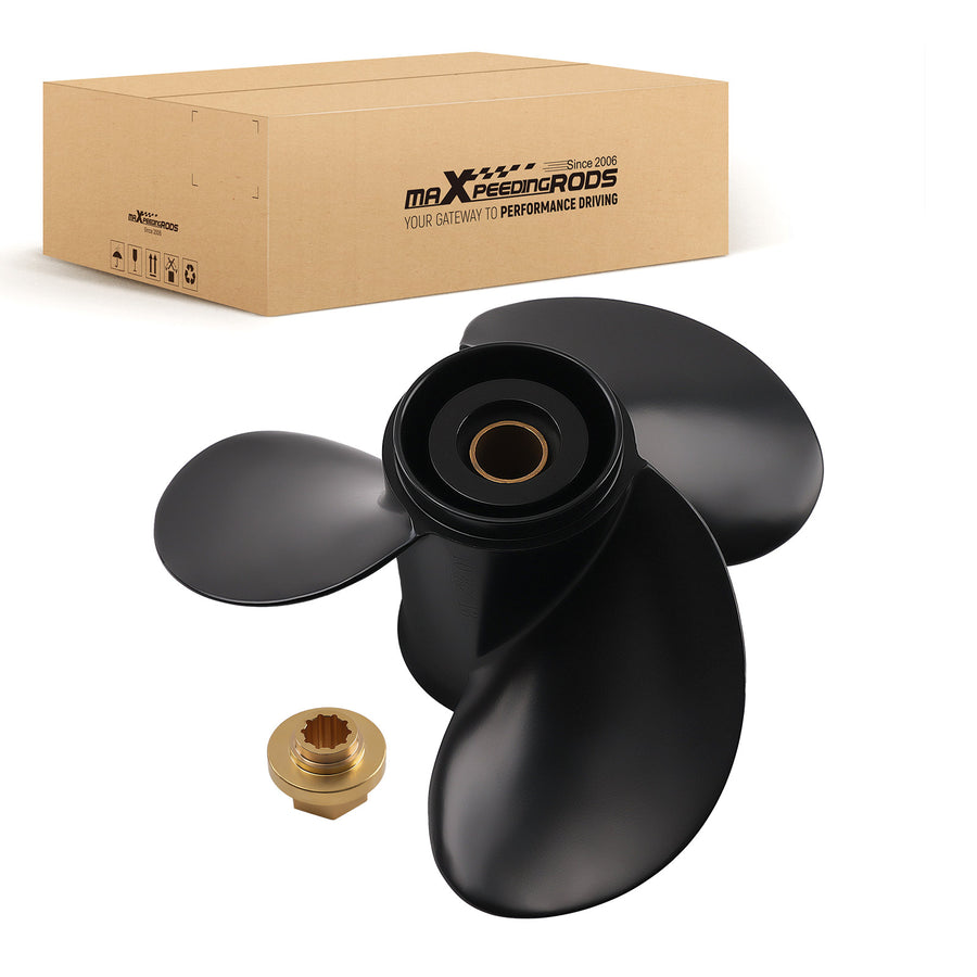 14 1/8 Diameter 19 Pitch Propeller for Rubex HR4 4 Blade Stainless