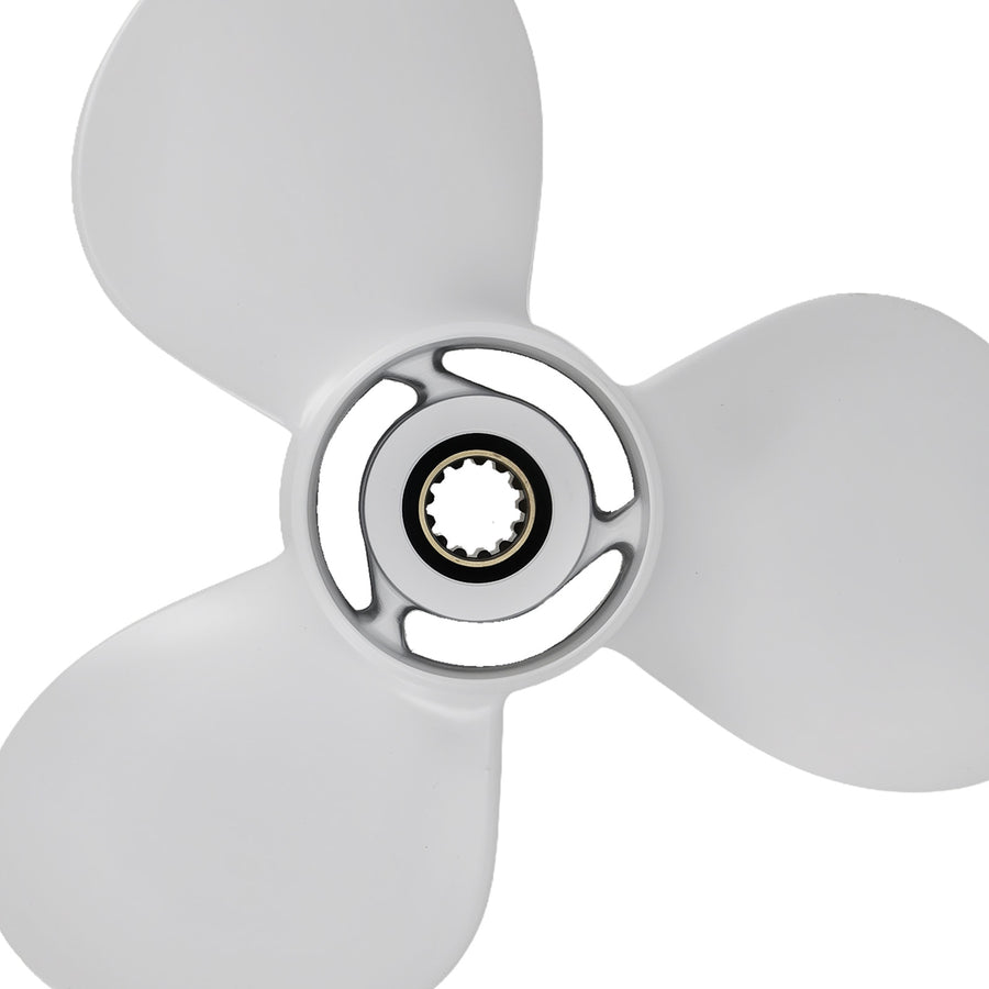 11 3 Blade Aluminium Propeller compatible for Yamaha 25-60HP 69W-45947-00-EL Right Hand