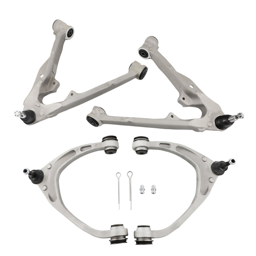 Suspension Upper Lower Control Arm Set For 2014-2016 compatible for Chevy Silverado Sierra 1500