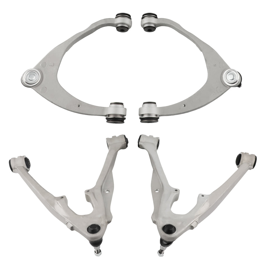 Suspension Upper Lower Control Arm Set For 2014-2016 compatible for Chevy Silverado Sierra 1500