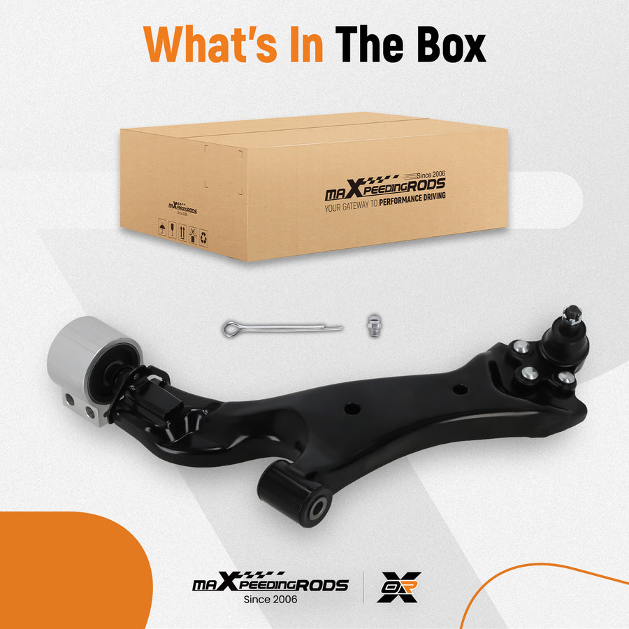Front Left Lower Control Arm w/Ball Joint for 2010-17 compatible for Chevy Equinox GMC Terrain