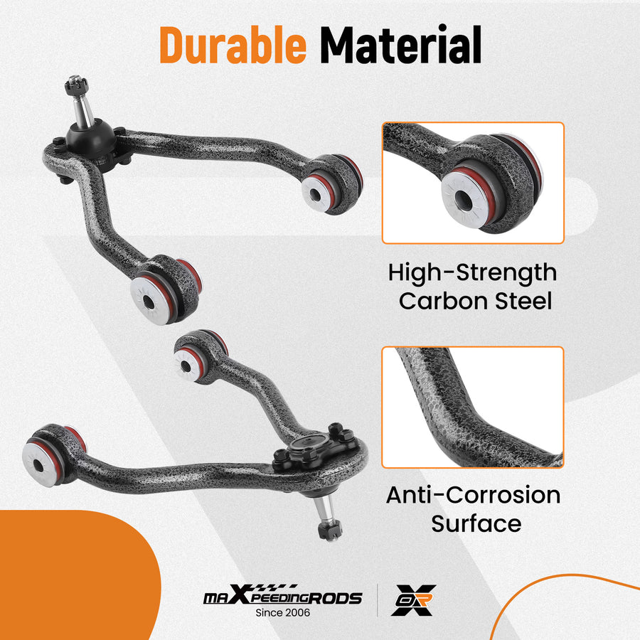 15x Front Upper Control Arms Ball Joint Sway Bar compatible for Chevy GMC K1500 compatible for Tahoe Yukon