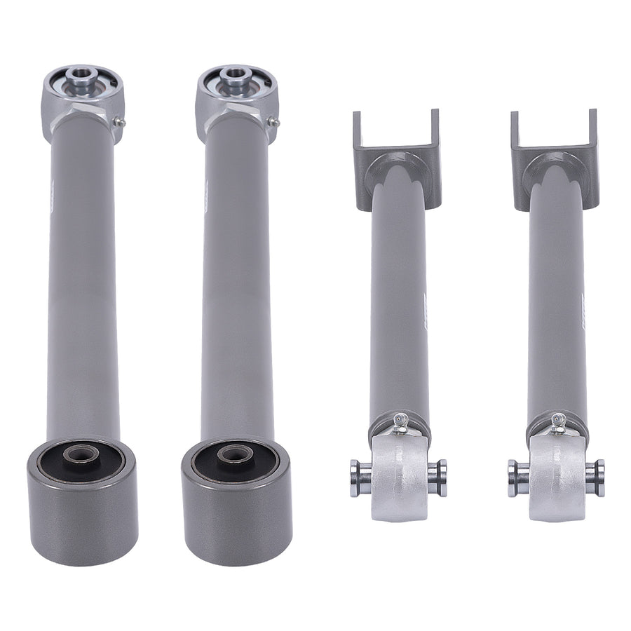 Front Upper Lower Adjustable Control Arms 0-6 Lift compatible for Jeep Wrangler JK 2007-18