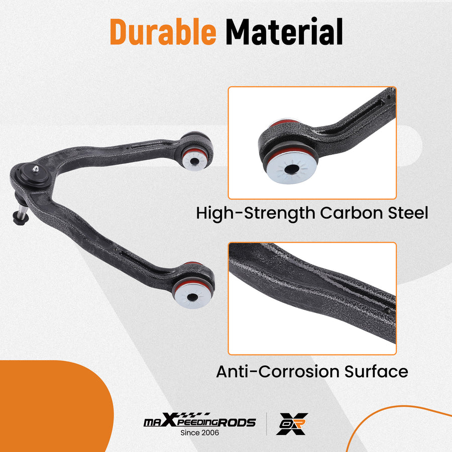 Suspension Front Upper Control Arms compatible for Chevy GMC Silverado Sierra 1500 compatible for Tahoe