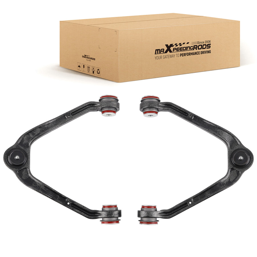 2x Front Upper Control Arms for 1999-2014 compatible for Chevy GMC Express compatible for Silverado Sierra1500
