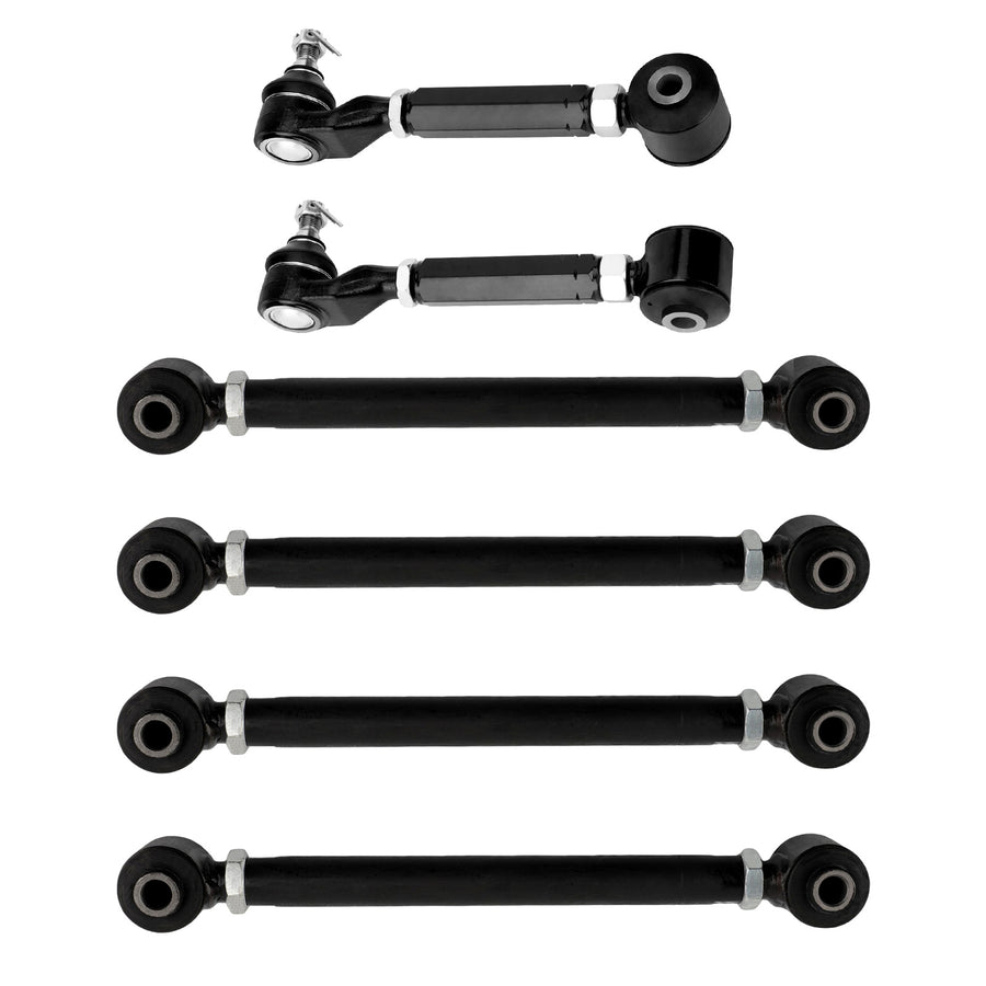 6 Pcs Rear UpperLower Control Toe Camber Arms compatible for Honda Accord 2003 - 2007
