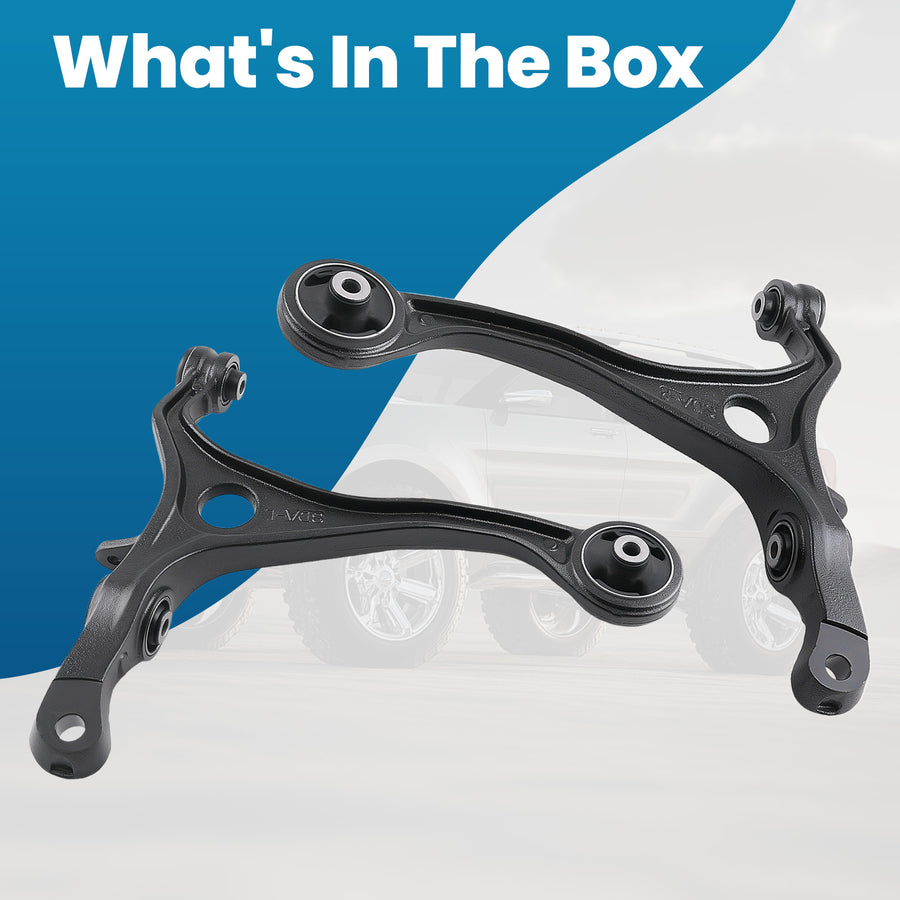 2x Front Lower Control Arms for 2003 2004 2005 2006 2007 compatible for Honda Accord compatible for Acura TSX