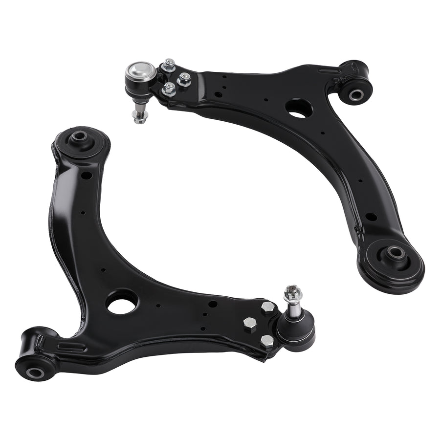 6pcs Front Lower Control Arms Tie Rods for 2005-2009 compatible for Buick Lacrosse Allure