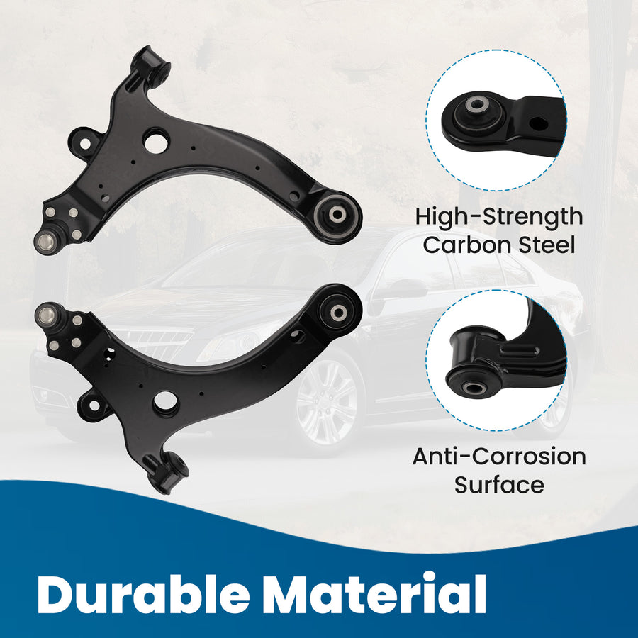 6x Suspension Front Lower Control Arms Kit for 2000-13 compatible for Chevy Impala compatible for Monte Carlo