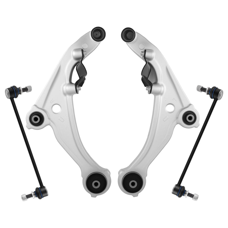 4Pcs Front Lower Control Arm with Sway Bar End Link Compatible for Nissan Altima 2007-2012