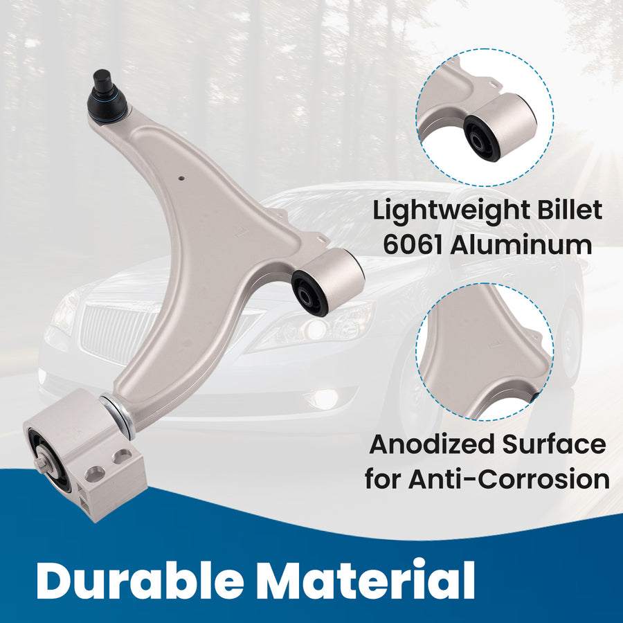 Suspension Front Left Side Control Arm w/Ball Joint for 2013-2015 compatible for Malibu Buick