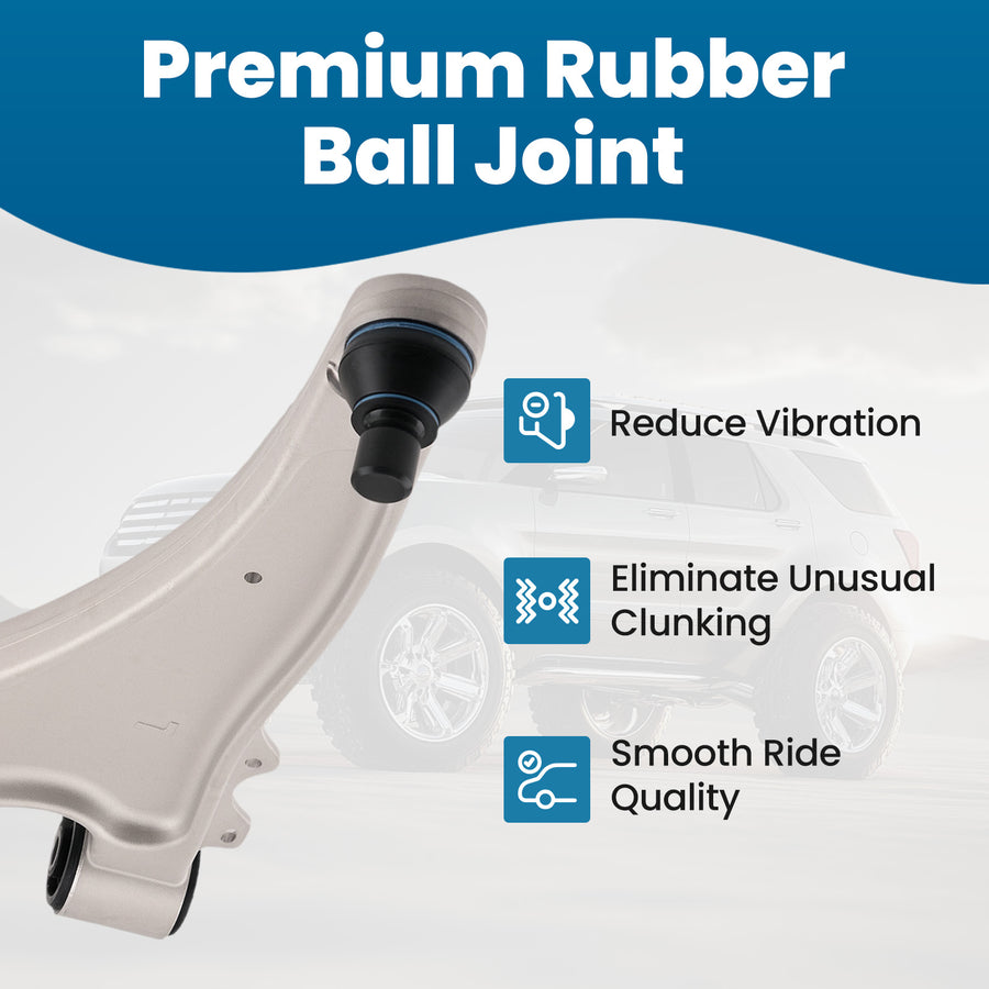 Suspension Front Left Side Control Arm w/Ball Joint for 2013-2015 compatible for Malibu Buick