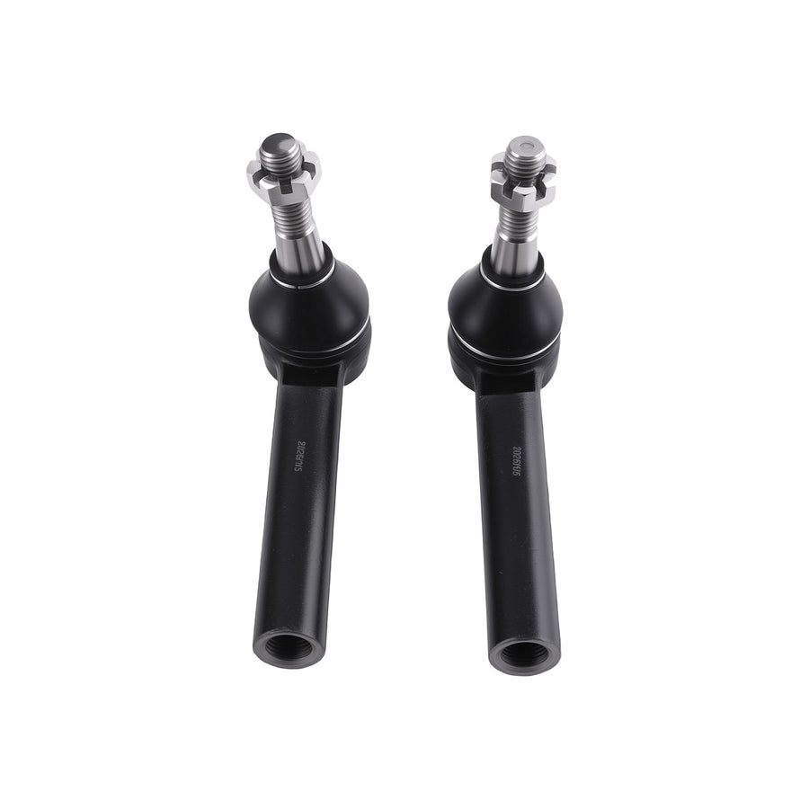 Front Upper Control Arms w/ Ball Joints Tie Rods compatible for Chevy Silverado Sierra 1500