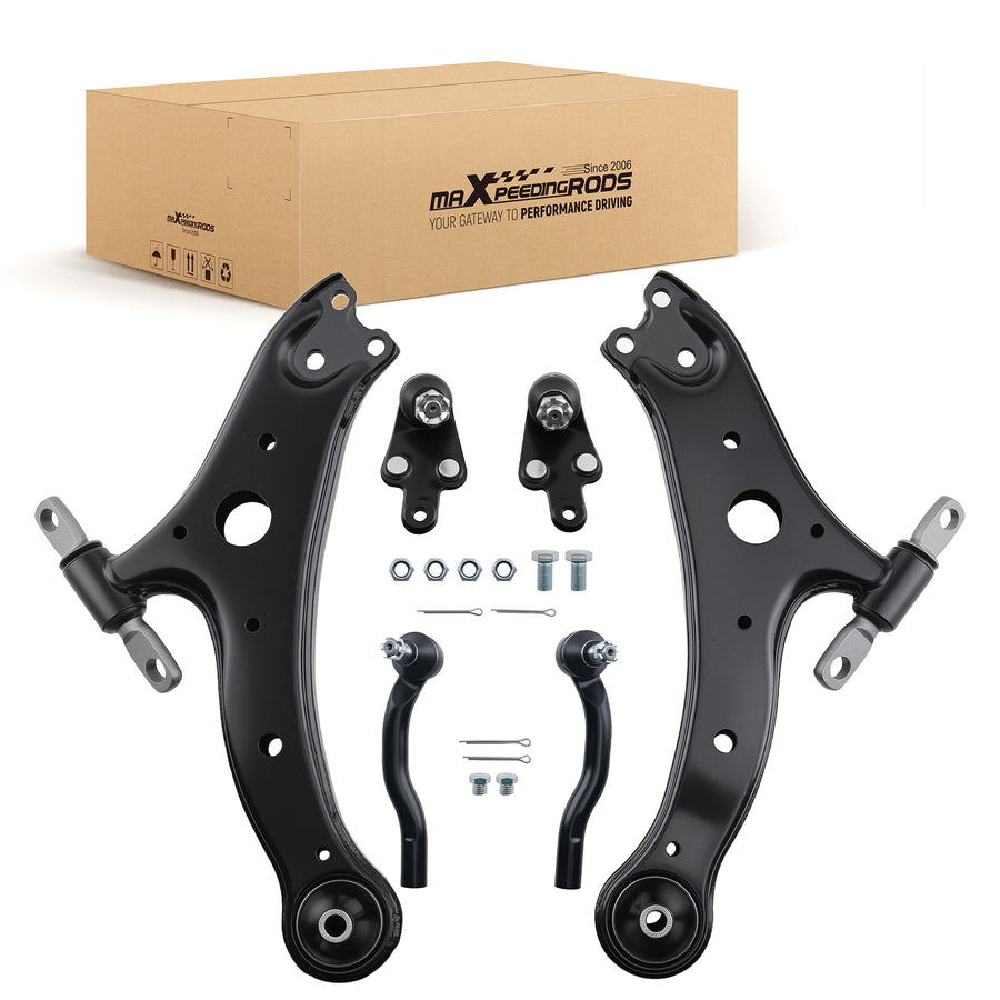 6x Driver Passenger Front Lower Control Arm compatible for Toyota Camry Avalon 2007-2011