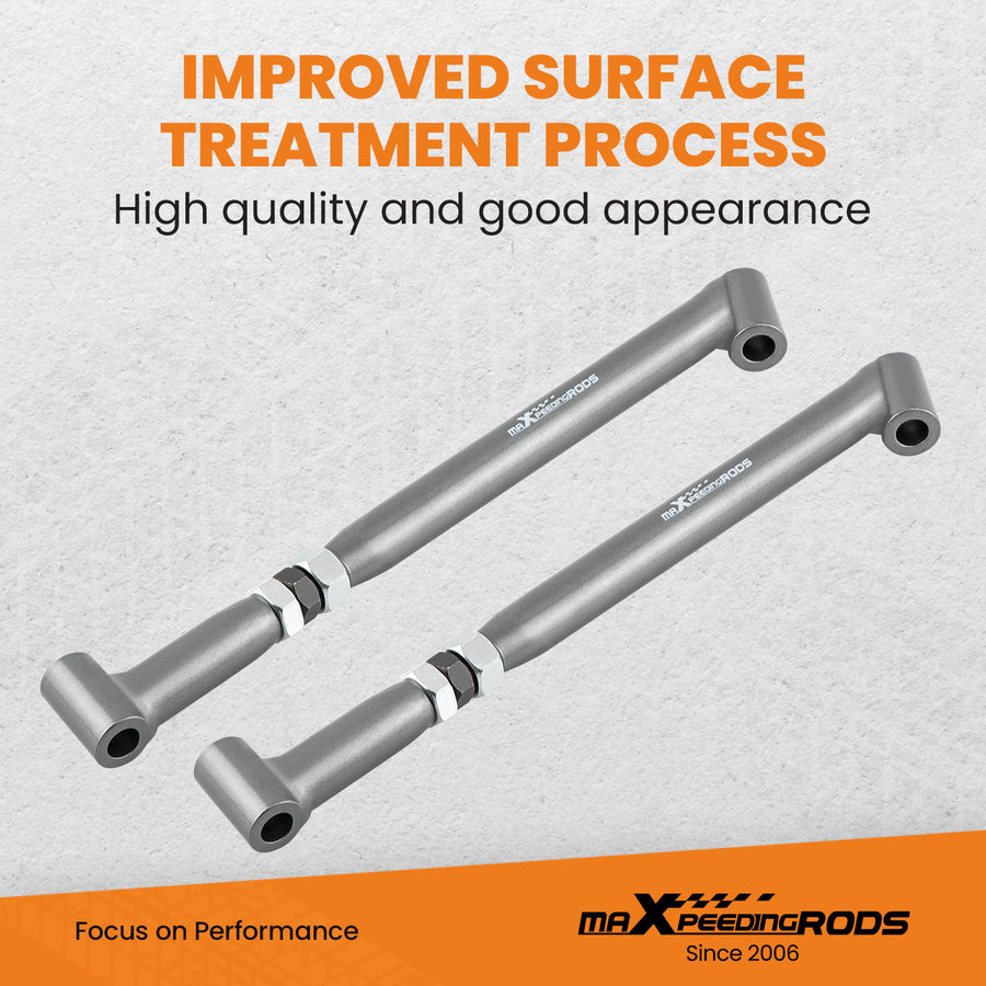 Tubular Control Arms + Trailing Arm Brace Kit compatible for Buick Buick 68-72 compatible for Pontiac GTO