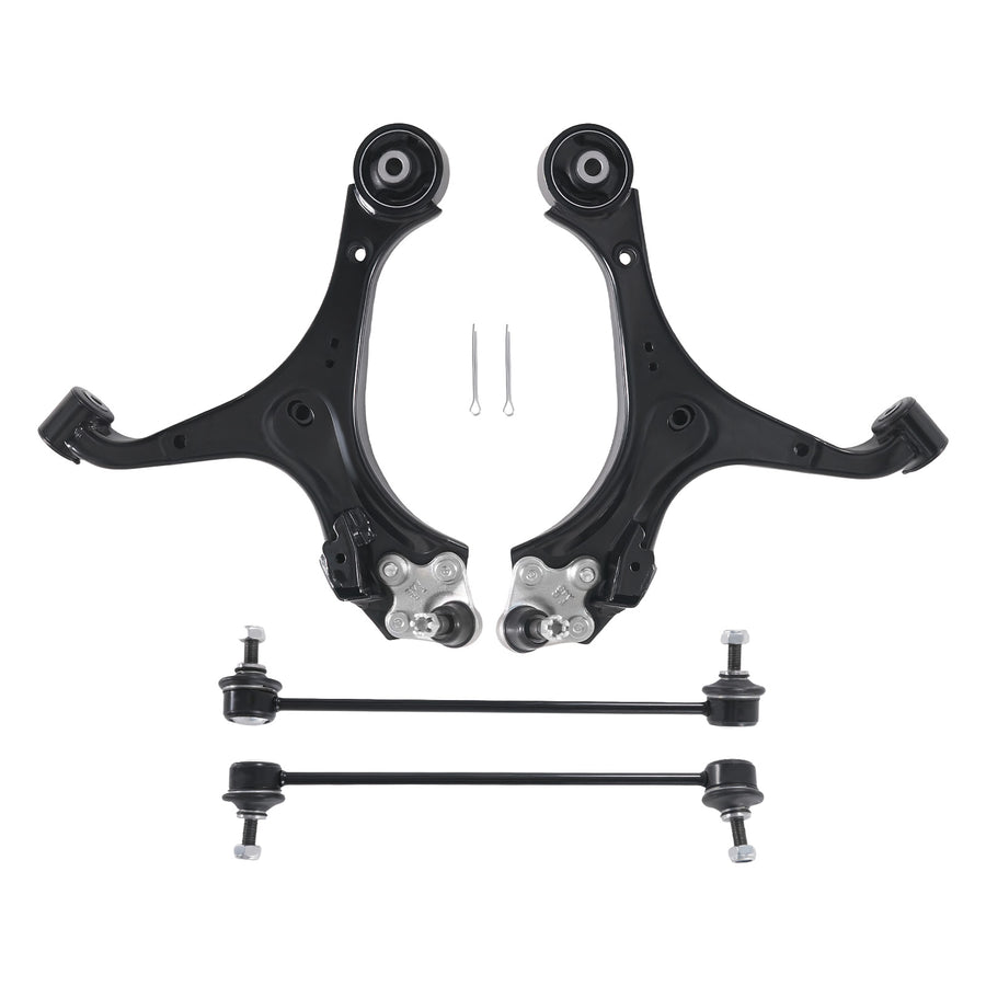 Front Lower Control Arms Sway Bar Links Set for 2012-2015 compatible for Honda Civic compatible for Acura ILX