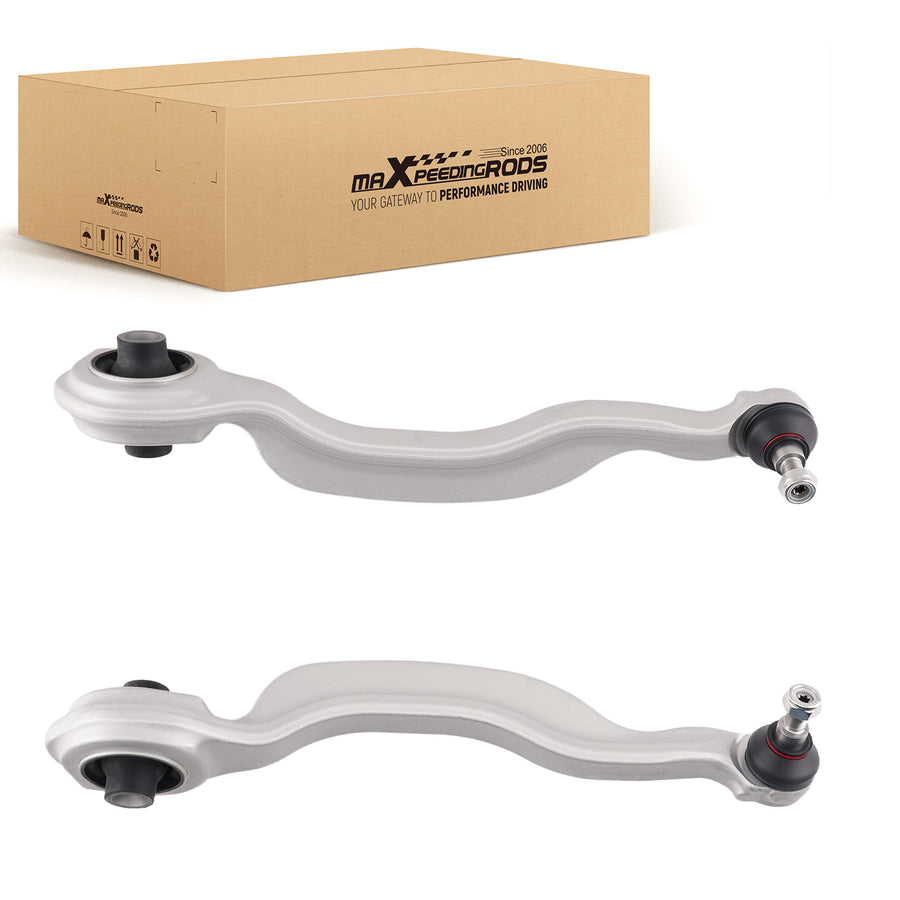 2x Front Lower Control Arm +Ball Joint Kit compatible for Mercedes CL550 S550 07-13 MS26189