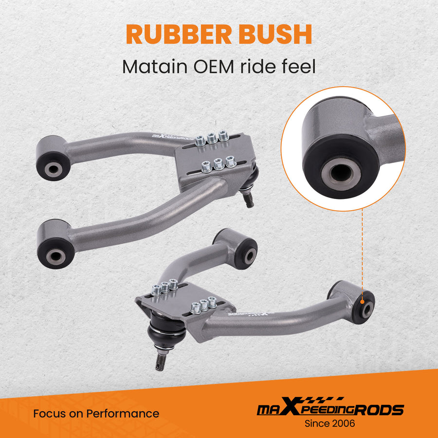 Pair Adjustable Front Upper Camber Arms -2/+3 compatible for Honda CRV CR-V 1997-01 RD1-RD3