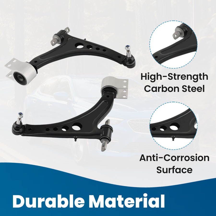 Front Lower Control Arm LH & RH for 2016-2021 compatible for Chevy Malibu Lacrosse Regal TourX