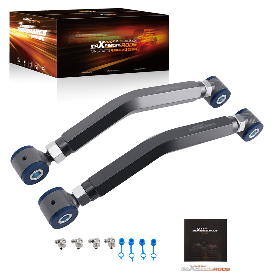 Rear Upper Adjustable Camber Control Arms Kit compatible for Dodge Charger 2006 - 2018