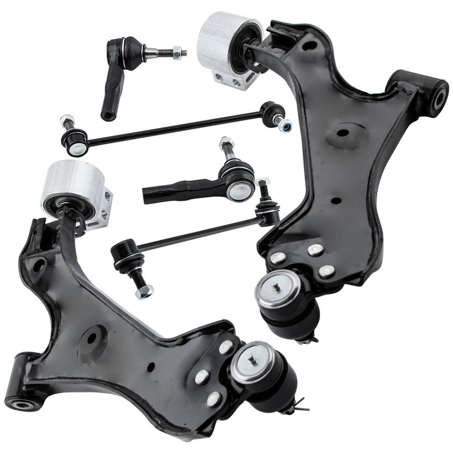 6Pcs Front Lower Control Arms LH RH for 2010-2015 2016 compatible for Chevrolet Equinox LTZ AWD