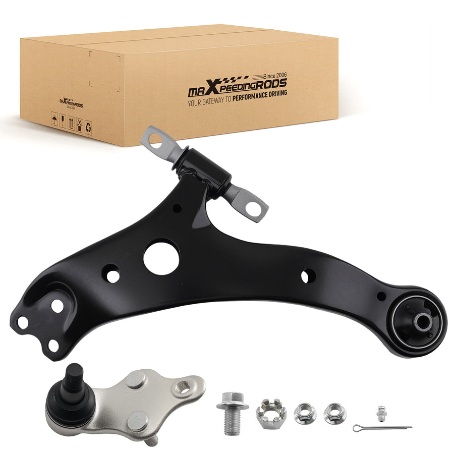 RK621477 Front Left Lower Control Arm with Ball Joint Assembly Compatible for Toyota Camry 2007-2017