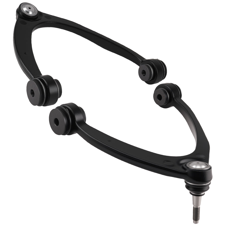 Front Upper Control Arms w/Ball Joints compatible for Chevy Silverado GMC Sierra 1500 compatible for Yukon