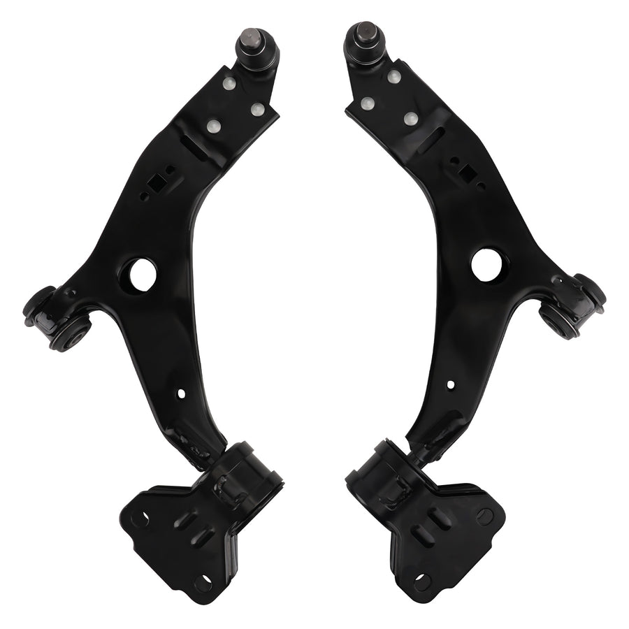10x Front Lower Control Arms Ball Joints Tie Rod Ends for 2013-2018 compatible for Ford Escape