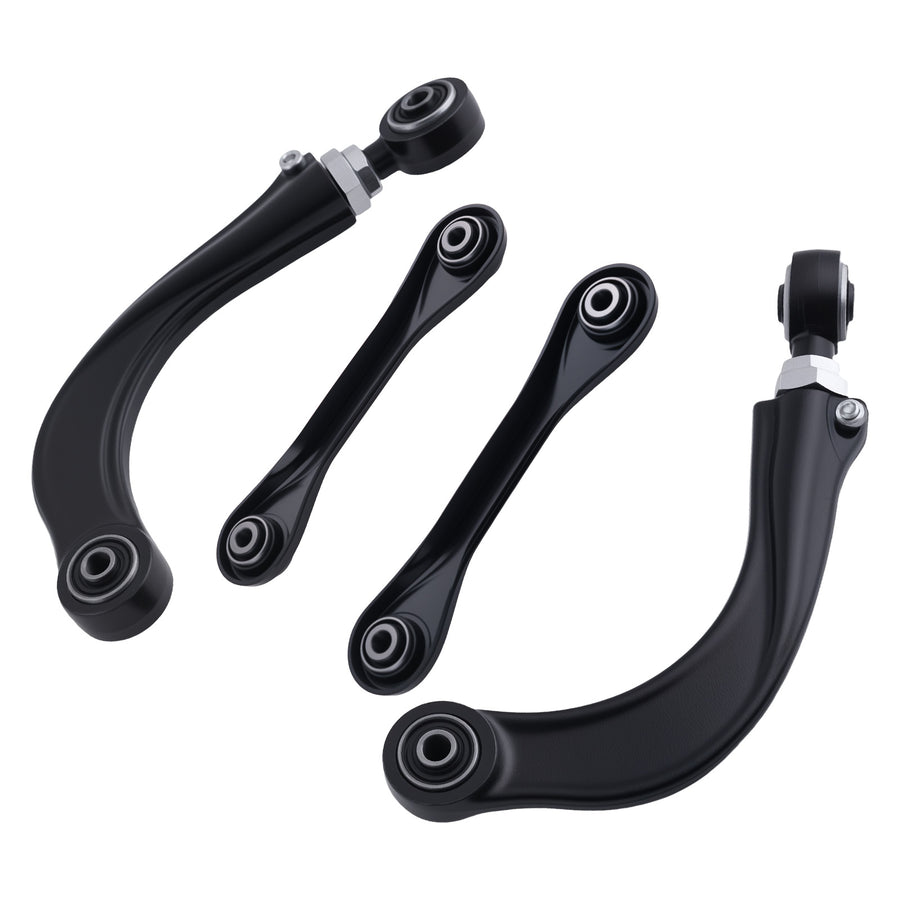 4x Rear Upper Lower Forward Control Arm compatible for Ford C-Max Focus compatible for Mazda 3 5 2004-2018