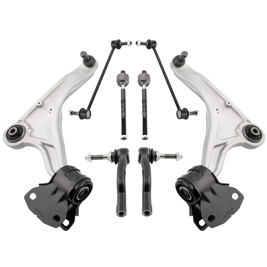 8pcs Front Lower Control Arms w/Ball Joints Assembly compatible for Ford Fusion 2013- 2017