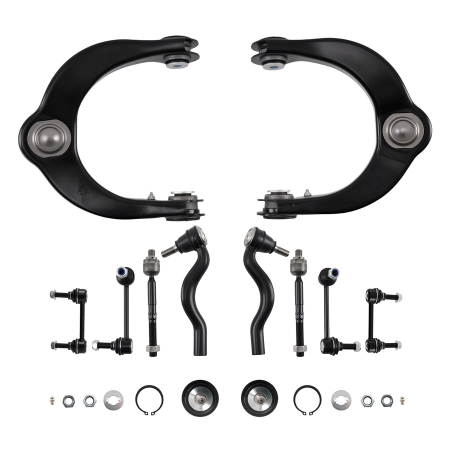 12x Front Upper Control Arm Kit for 2011-2015 compatible for Dodge Durango compatible for Jeep Grand Cherokee