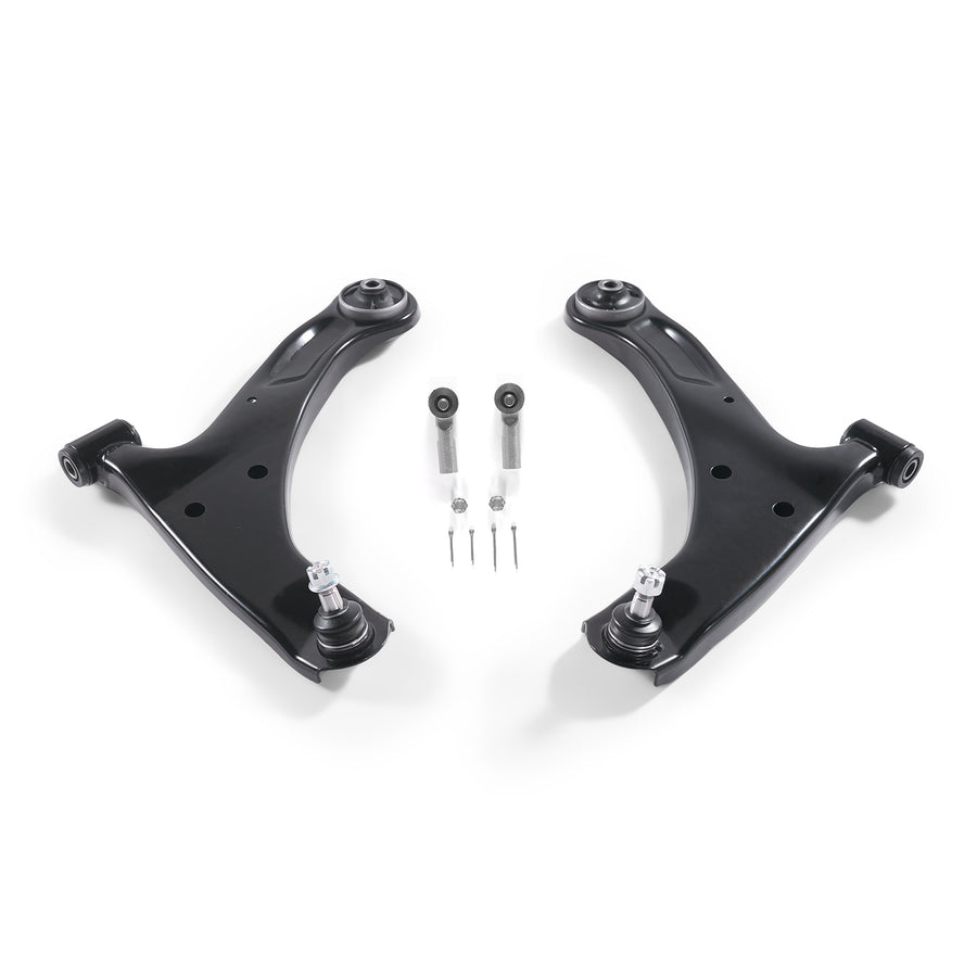 Front Lower Control Arms Ball Joints Tierods for 2006 - 2013 compatible for Suzuki Grand Vitara